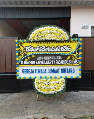 Papan Bunga Duka di Satui