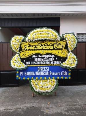Papan Bunga Duka di Satui