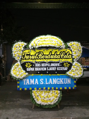 Papan Bunga Duka di Satui