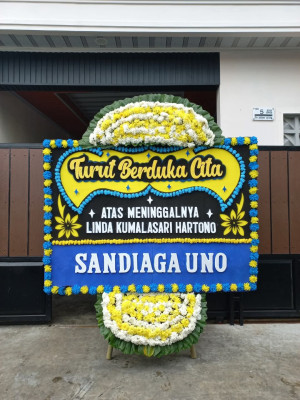Papan Bunga Duka di Satui